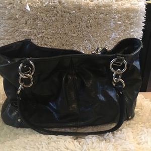 Coach black shoulder bag